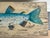 1980s Rustic Folk Art Hand Painted Fish Small Table For Sale - Image 4 of 10