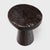 The round top of this pedestal side table is an antique wooden cart wheel, repurposed from an early 20th century wagon or...
