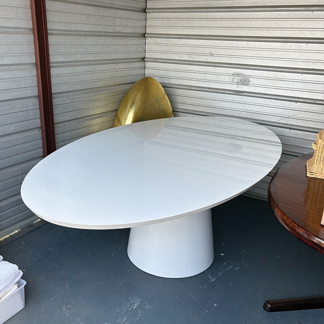 Designer dining table that was on display in our storefront. We have since moved locations and need to let it go!...
