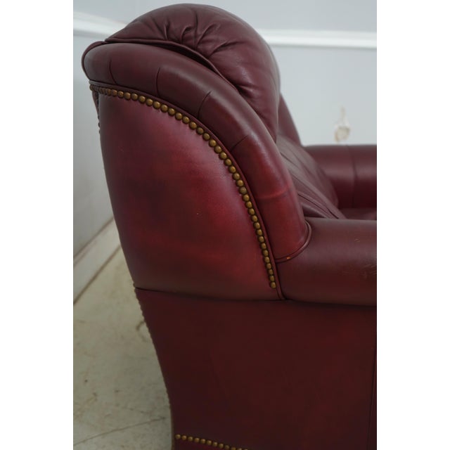 Brown Hancock & Moore Leather Armchair For Sale - Image 8 of 18