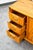 Mid Century Modern Credenza Dresser Cabinet Solid Oak 3 Drawer Wood Brass Trim For Sale - Image 9 of 12