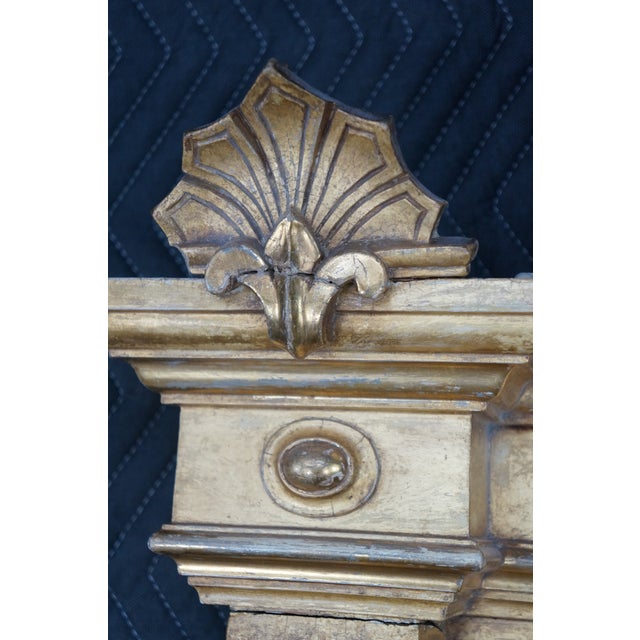 Monumental Antique Renaissance Revival Neo-Grec Giltwood Carved Pier Mirror 88" For Sale - Image 14 of 18