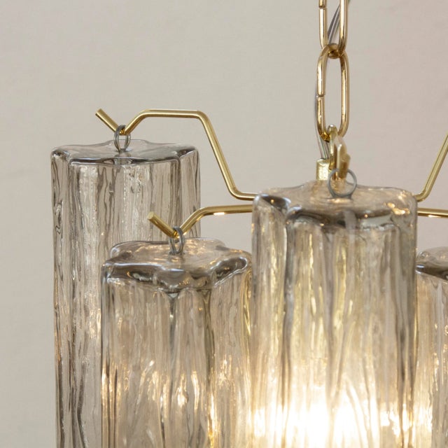 Tronchi Suspension Light in Murano Glass, Italy For Sale - Image 10 of 12
