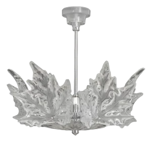Lalique Crystal "Champs-Elysees" Two-Tier Chandelier