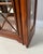 Late 20th Century Hickory White Lighted Glass Cabinet With Mirrored Back & Fretwork Doors For Sale - Image 9 of 12