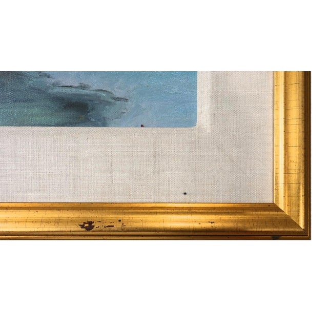 Stephen Day "River View - Winter" 2000 Original Oil Painting, Signed, Framed For Sale In Denver - Image 6 of 8