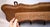 Victorian Antique 19thC Carved Wood Shelf With Cherub Angel Brass Hooks For Sale - Image 3 of 5