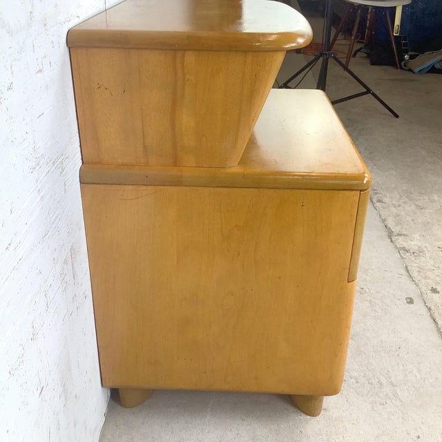 Heywood-Wakefield Encore Wheat Birch Nightstand For Sale In Philadelphia - Image 6 of 12