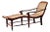 Vintage Chaise Lounge Chair - Hand Caned For Sale