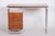 Bauhaus Bauhaus Writing Desk in Oak and Chrome by R. Slezák, Czech, 1930s For Sale - Image 3 of 14