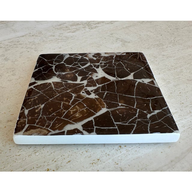 Ladorada Coconut Coasters, Set of 6 For Sale - Image 4 of 9