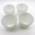 A great set to deck out your enclosed porch or solarium with classic vintage collectable milk glass. Measurements: 5 3/4"...