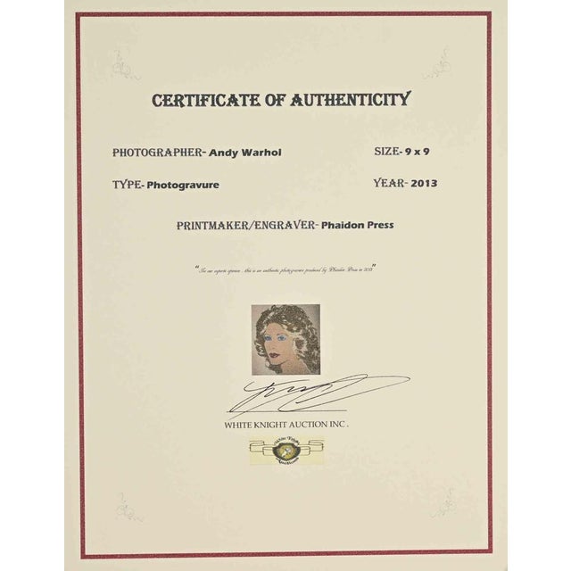 Photogravure realized in 2013 by Phaidon Press after a 1983 photograph by Andy Warhol. Paper: Medium weight, clay coat -...