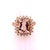 1990s Tourmaline Rubellite Diamond Ring 14 Kt 7.45 TCW Certified, Size 6 For Sale - Image 4 of 17