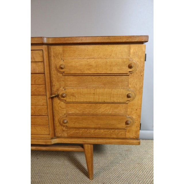 1960s Sideboard attributed to Guillerme Et Chambron, 1960s For Sale - Image 5 of 14