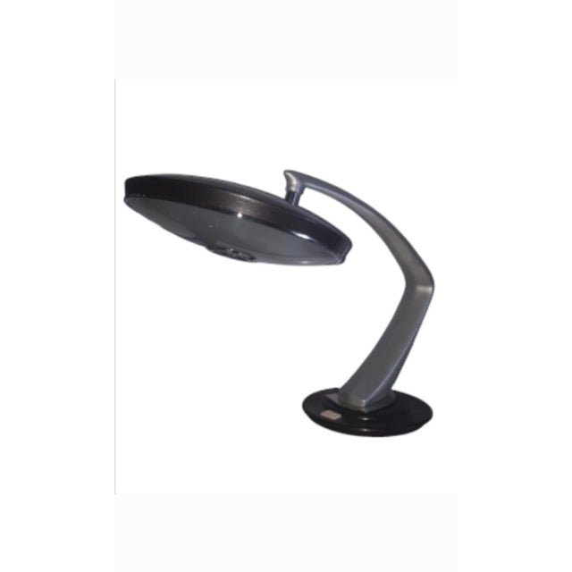 Mid-Century Modern Boomerang Table Lamp from Fase For Sale - Image 3 of 5