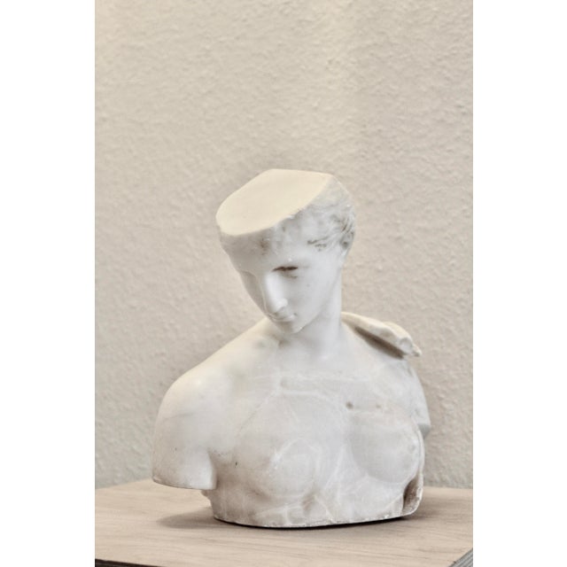 Grand Tour Italian Carved Marble Psyche of Capua Torso Sculpture, 1800s For Sale - Image 6 of 12