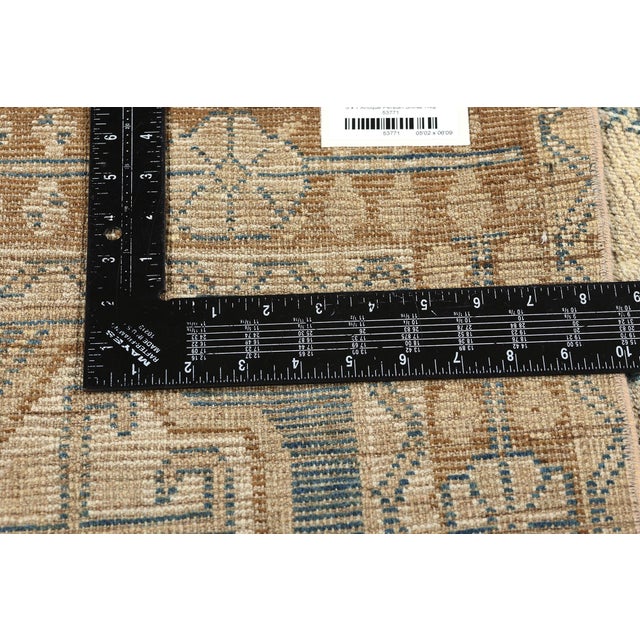 Antique Blue Persian Shiraz Rug, 04'02 X 06'07 For Sale In Dallas - Image 6 of 9