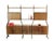 Brown Mid-Century Italian Modern Free-Standing Bookshelf in Wood and Brass, 1960s For Sale - Image 8 of 18