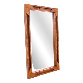 Art Deco Rectangular Mirror, Poland, 1940s For Sale