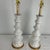 Vintage Tall White Ceramic Column Lamps - a Pair For Sale - Image 13 of 14
