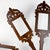 Antique Victorian Folding Photo Frame Stand in Walnut, 1890s For Sale - Image 4 of 14