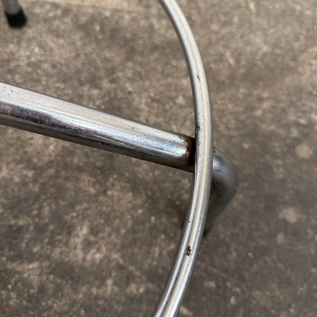 Mid Century Modern Workshop Task Stool Made in Italy For Sale - Image 10 of 12