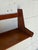 Vintage Danish Teak Wall-Mounted Shelf With Sculptural Side Supports – Mid-Century Modern Scandinavian Floating Bookshelf For Sale - Image 9 of 11