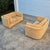 Pair of 1980s John Mascheroni for Swaim Postmodern Curved Back Playpen Style Love Seats For Sale - Image 15 of 16