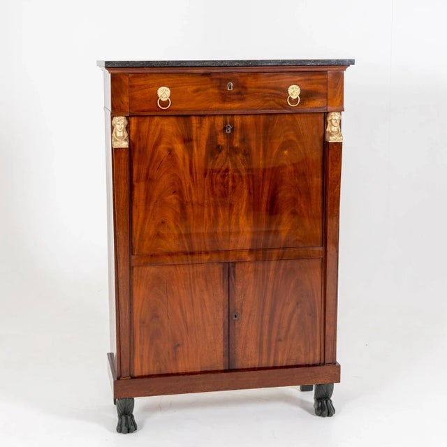 Empire Secretary with Flap, France, 1810s For Sale - Image 13 of 13
