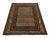 Brown Antique Kuba Rug in Red and Beige-Brown With Geometric Patterns - Rug & Kilim For Sale - Image 8 of 8