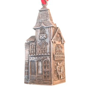 Reed and Barton Holiday House Christmas Ornament