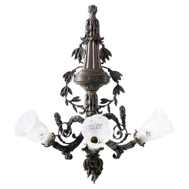 French 3-Light Wall Sconce, 19th Century For Sale - Image 6 of 6