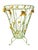 Bring the charm of a European conservatory into your home with this delightful pair of vintage tole metal umbrella stands...