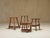 A wonderful set of antique oak cutler’s stools. Great sculptural form and practical. Height: 56 cm, 49 cm, 45 cm and 34 cm...