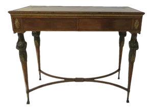 Regency Walnut Egyptian Table c 1820