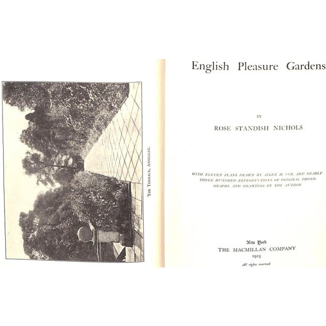 Traditional "English Pleasure Gardens" 1925 Nichols, Rose Standish For Sale - Image 3 of 12