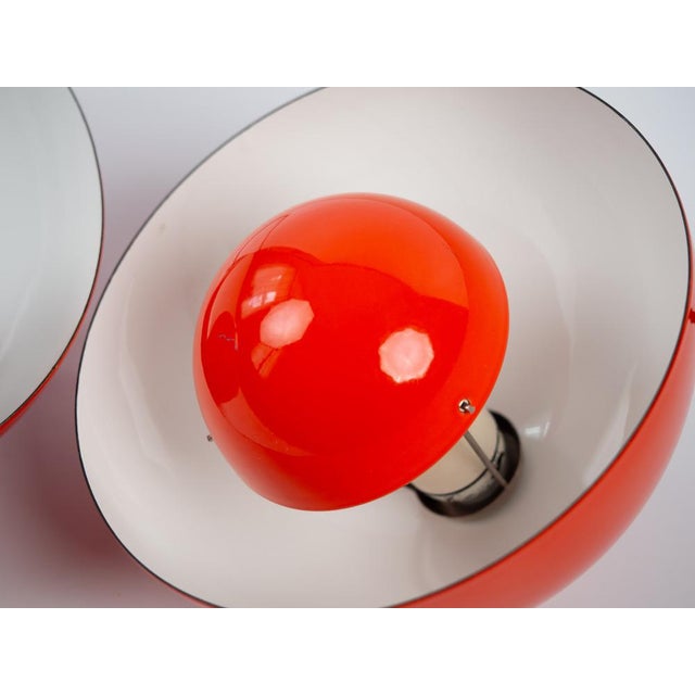 Vintage FlowerPot Pendant Lamps by Verner Panton for Louis Poulsen, Set of 2 For Sale - Image 13 of 14