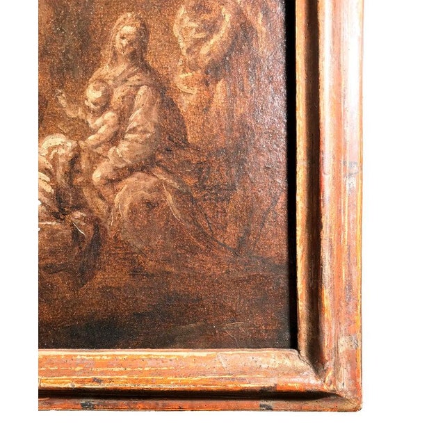 Giuseppe Nuvolone, Adoration of the Magi, Oil on Paper Applied to Canvas, 17th Century, Framed For Sale - Image 5 of 7