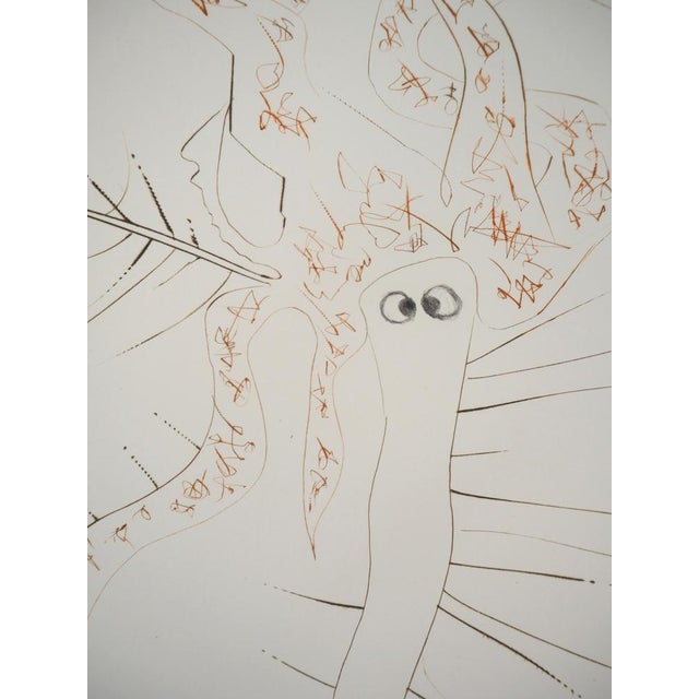 Salvador Dali, Tristan Le Fou, 1970, Original Etching For Sale - Image 4 of 8