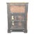 1940s Oak Hinged Top/Tin Lined/Front Door Ice Box For Sale - Image 6 of 6