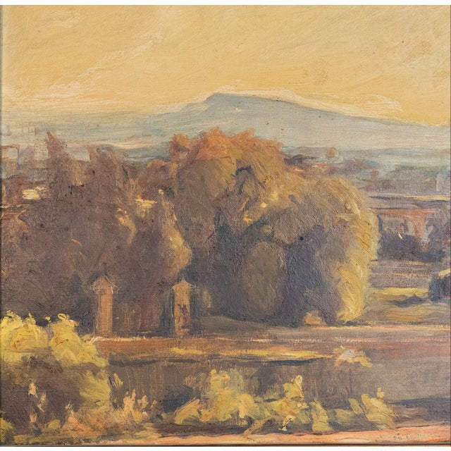 Spanish Landscape at Golden Hour, Oil Painting For Sale