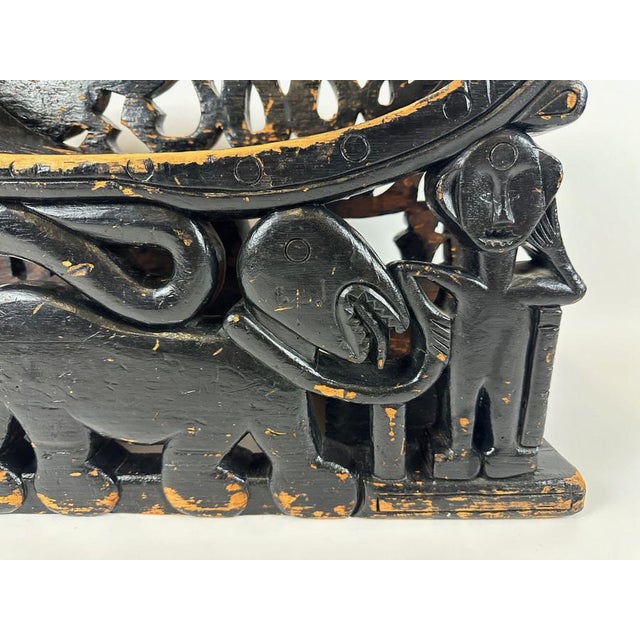 Antique Cameroon Duala Prestige Stool, 1890s For Sale - Image 9 of 16