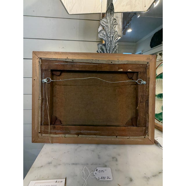 1910s Antique Oil on Canvas For Sale - Image 5 of 6