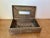 This vintage Brown Rattan Long Tissue Box Cover (with a fabulous hinged lid) is in excellent condition — well made and...