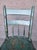 Wood 4 Antique Vintage Chair Wood Chippy Shabby Crackled Green Farmhouse Rustic For Sale - Image 7 of 7