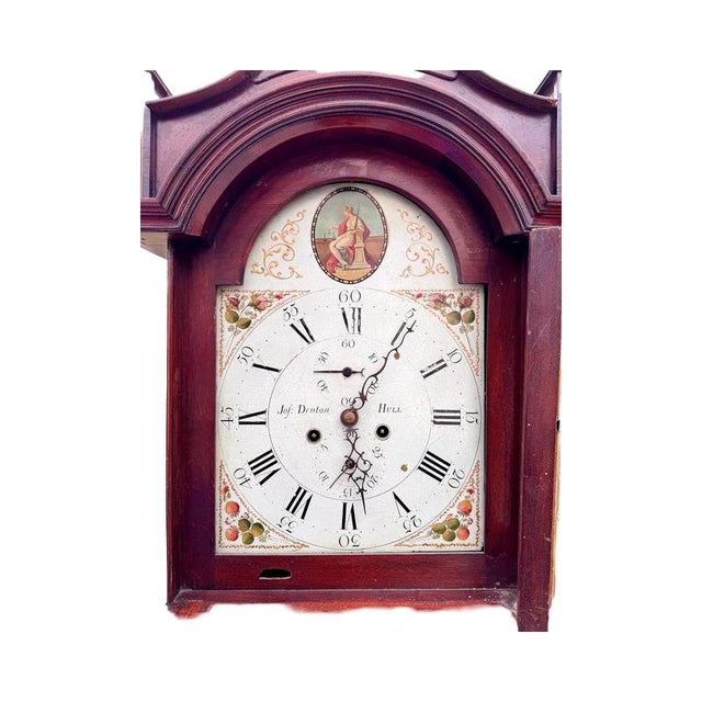 This unique longcase clock is signed jos: denton, hull, confirming its creation by the renowned english clockmaker joseph...