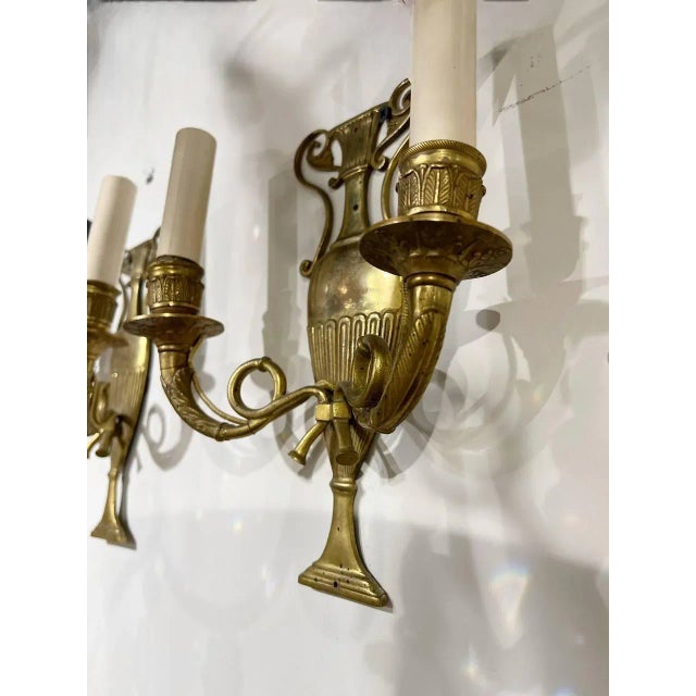 1920s A Circa 1920's French Urn Shape Small Sconces For Sale - Image 5 of 6
