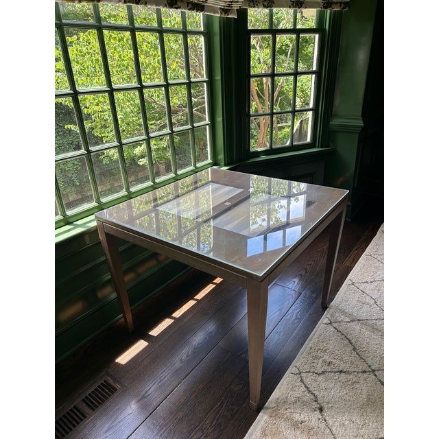 Oomph 36” Backgammon Table With Lucite Top For Sale In Richmond - Image 6 of 12