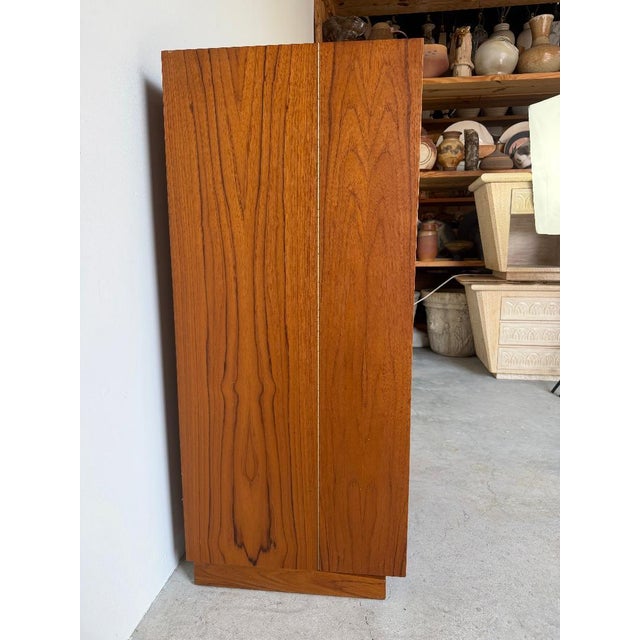 Mid-Century Danish Modern Teak “Magic Box” Folding Desk by Niels Erik Glasdam Jensen for Vantinge Møbelindustri For Sale - Image 18 of 18